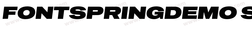 FONTSPRINGDEMO SztosBlackRegularot字体转换